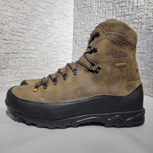 Crispi Nevada Not insulated GTX Men's Size 14 Brown Leather Hunting Boots CF5860 - Picture 1 of 11